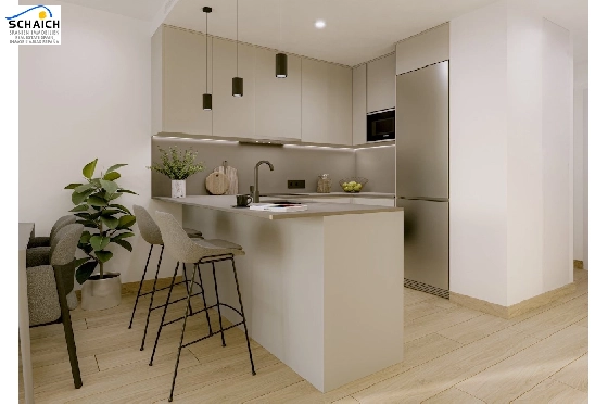 Etagen Apartment in Torrevieja zu verkaufen, Wohnfläche 102 m², Zustand Erstbezug, 2 Schlafzimmer, 2 Badezimmer, Pool, ref.: HA-TON-290-A01-8