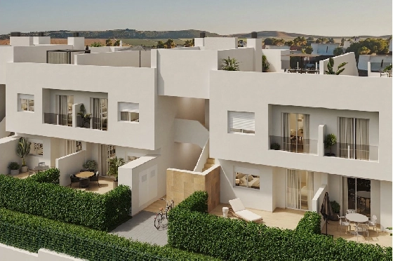 Erdgeschoss Apartment in Algorfa zu verkaufen, Wohnfläche 162 m², Zustand Erstbezug, Klimaanlage, 3 Schlafzimmer, 2 Badezimmer, Pool, ref.: HA-ARN-116-A02-2