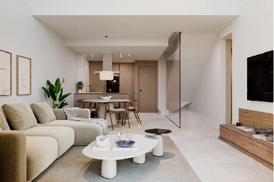 Doppelhaushälfte in Algorfa zu verkaufen, Wohnfläche 293 m², Zustand Erstbezug, Klimaanlage, Grundstück 292 m², 3 Schlafzimmer, 2 Badezimmer, Pool, ref.: HA-ARN-116-D02-2