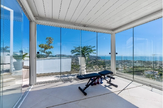 Villa in Moraira zu verkaufen, Wohnfläche 370 m², Baujahr 2022, Klimaanlage, Grundstück 813 m², 4 Schlafzimmer, 4 Badezimmer, Pool, ref.: AM-12683DR-21