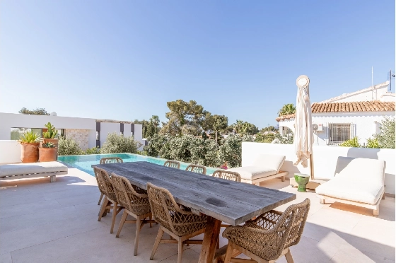 Villa in Moraira zu verkaufen, Wohnfläche 347 m², Baujahr 2025, Klimaanlage, Grundstück 852 m², 4 Schlafzimmer, 5 Badezimmer, Pool, ref.: AM-12704DA-1