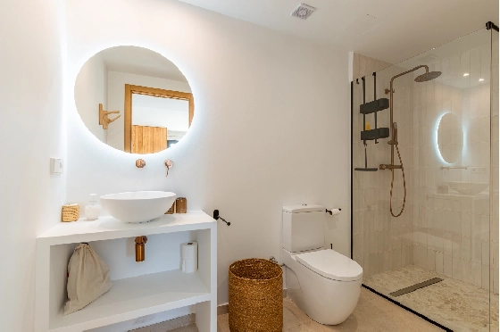 Villa in Moraira zu verkaufen, Wohnfläche 347 m², Baujahr 2025, Klimaanlage, Grundstück 852 m², 4 Schlafzimmer, 5 Badezimmer, Pool, ref.: AM-12704DA-36