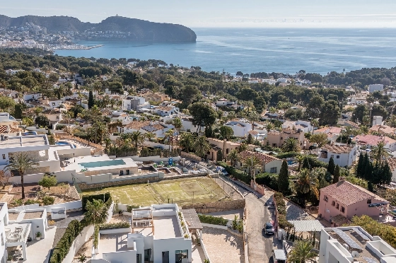Villa in Moraira zu verkaufen, Wohnfläche 347 m², Baujahr 2025, Klimaanlage, Grundstück 852 m², 4 Schlafzimmer, 5 Badezimmer, Pool, ref.: AM-12704DA-46
