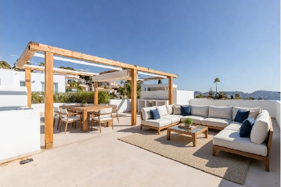 Villa in Moraira zu verkaufen, Wohnfläche 347 m², Baujahr 2025, Klimaanlage, Grundstück 852 m², 4 Schlafzimmer, 5 Badezimmer, Pool, ref.: AM-12704DA-6