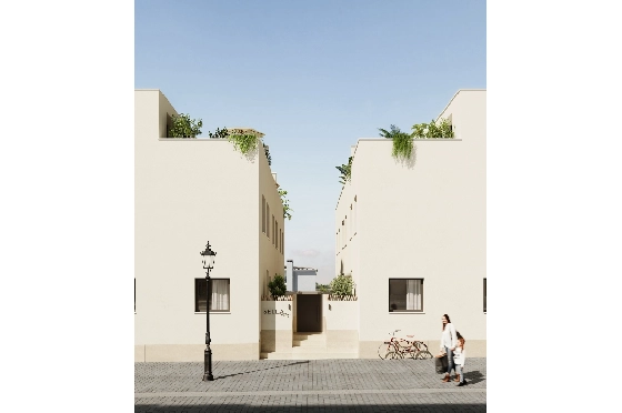 Reihenhaus-Mitte in Els Poblets zu verkaufen, Wohnfläche 95 m², Klimaanlage, Grundstück 53 m², 3 Schlafzimmer, 2 Badezimmer, ref.: IV-SV8-6
