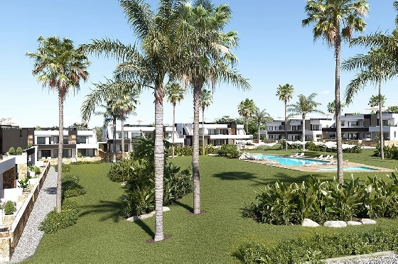Erdgeschoss Apartment in Ciudad Quesada zu verkaufen, Wohnfläche 116 m², Zustand Erstbezug, Klimaanlage, 2 Schlafzimmer, 2 Badezimmer, Pool, ref.: HA-CQN-120-A01-1