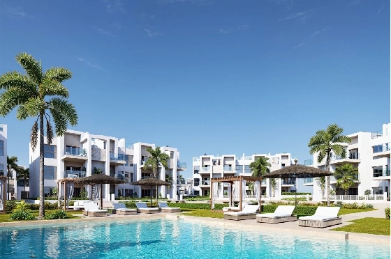 Etagen Apartment in Los Alcazares zu verkaufen, Wohnfläche 100 m², Zustand Erstbezug, Klimaanlage, 3 Schlafzimmer, 2 Badezimmer, Pool, ref.: HA-LAN-480-A03-1