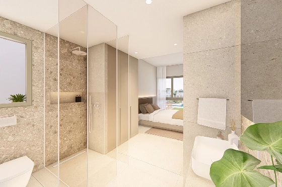 Etagen Apartment in Los Alcazares zu verkaufen, Wohnfläche 100 m², Zustand Erstbezug, Klimaanlage, 3 Schlafzimmer, 2 Badezimmer, Pool, ref.: HA-LAN-480-A03-15