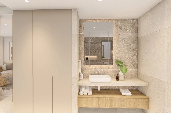 Etagen Apartment in Los Alcazares zu verkaufen, Wohnfläche 100 m², Zustand Erstbezug, Klimaanlage, 3 Schlafzimmer, 2 Badezimmer, Pool, ref.: HA-LAN-480-A03-16