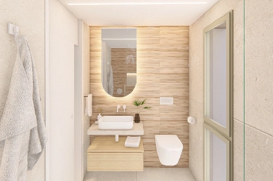 Penthouse Apartment in Los Alcazares zu verkaufen, Wohnfläche 150 m², Zustand Erstbezug, Klimaanlage, 2 Schlafzimmer, 2 Badezimmer, Pool, ref.: HA-LAN-480-A02-20