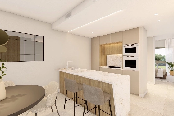 Penthouse Apartment in Los Alcazares zu verkaufen, Wohnfläche 150 m², Zustand Erstbezug, Klimaanlage, 2 Schlafzimmer, 2 Badezimmer, Pool, ref.: HA-LAN-480-A02-6