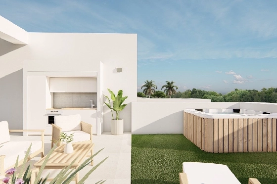 Penthouse Apartment in Los Alcazares zu verkaufen, Wohnfläche 177 m², Zustand Erstbezug, Klimaanlage, 3 Schlafzimmer, 2 Badezimmer, Pool, ref.: HA-LAN-480-A04-24