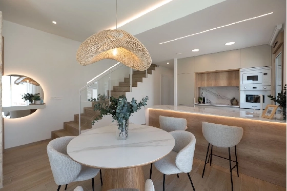 Eck-Reihenhaus in Los Alcazares zu verkaufen, Wohnfläche 146 m², Zustand Erstbezug, Klimaanlage, Grundstück 177 m², 3 Schlafzimmer, 2 Badezimmer, Pool, ref.: HA-LAN-480-Q01-6