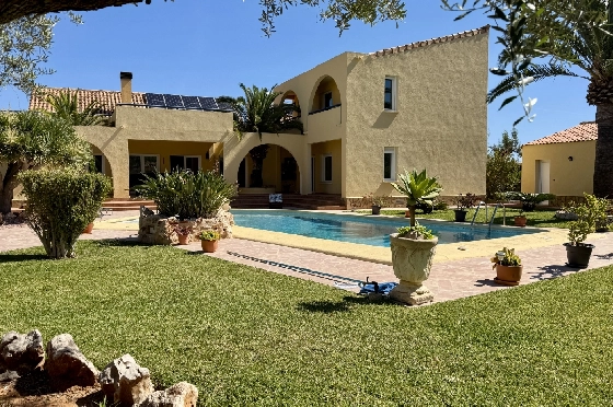 Villa in Els Poblets zu verkaufen, Wohnfläche 383 m², Baujahr 2002, Zustand gepflegt, + Fussbodenheizung, Klimaanlage, Grundstück 1821 m², 3 Schlafzimmer, 3 Badezimmer, Pool, ref.: RG-1126-1